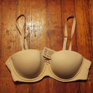 Soma Embraceable Strapless 041803 Nude Bra Sz 34B